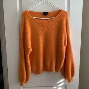 Love Street Apparel Orange Bubble Sleeve Knit ✨